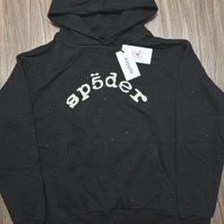 Black vvs Spider hoodie Size M