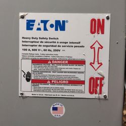 100 Amp Heavy Duty Disconnect 3 Phase