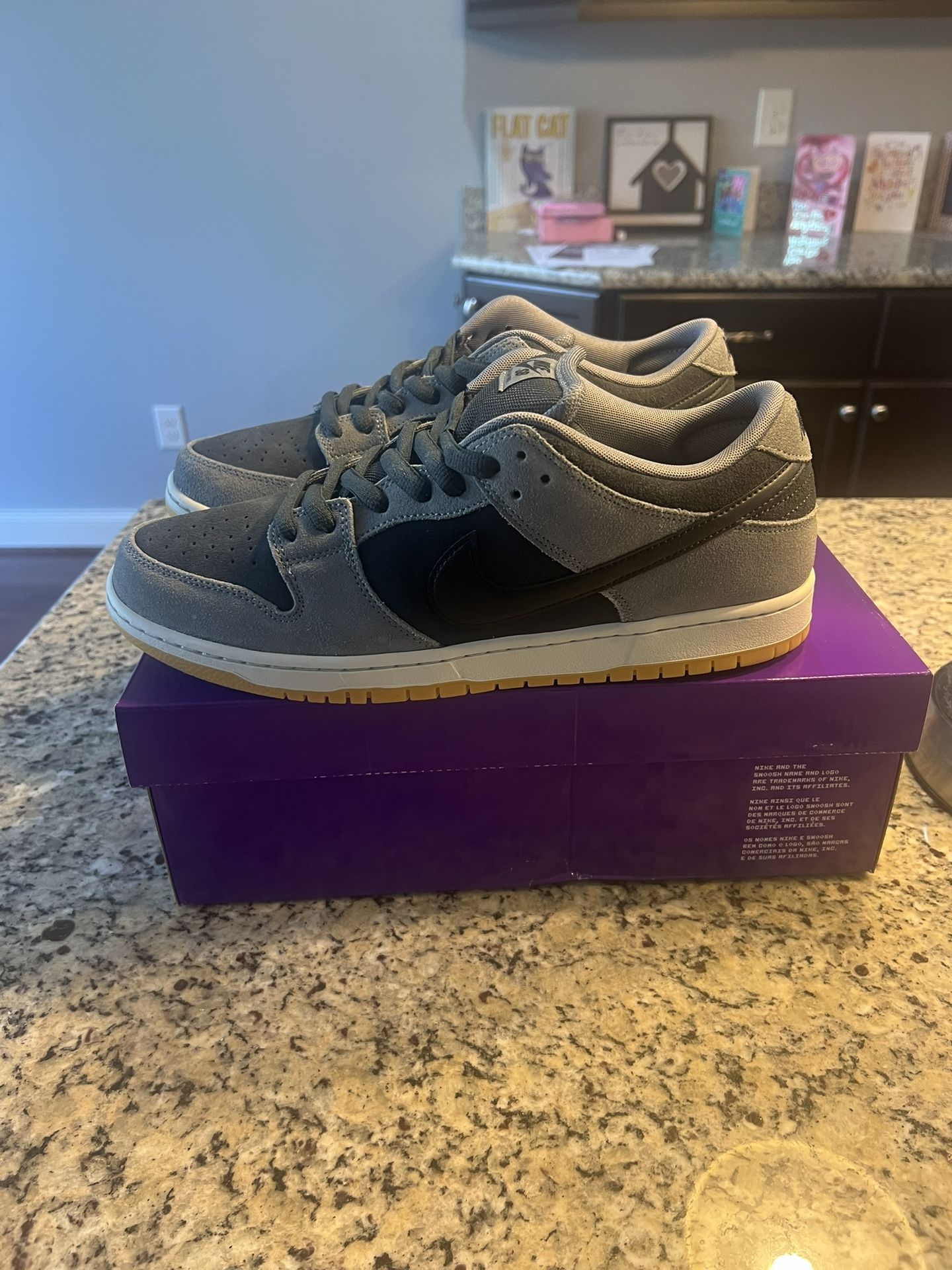 Size 13 - Nike Dunk SB Low Dark Smoke Grey SKU HF3063-001