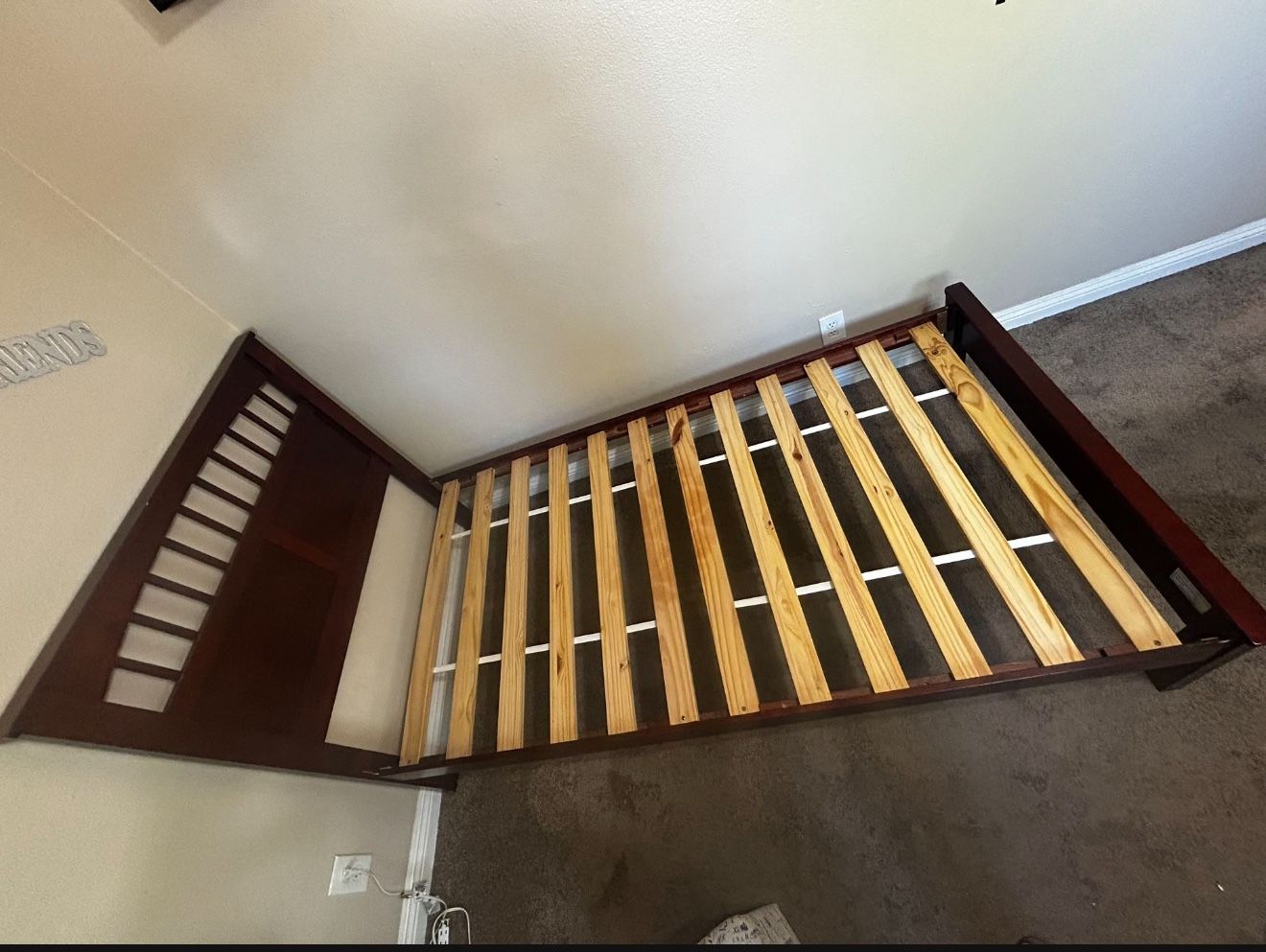 Set 2Bed size twin And Night Stand And Dresser With Mirror