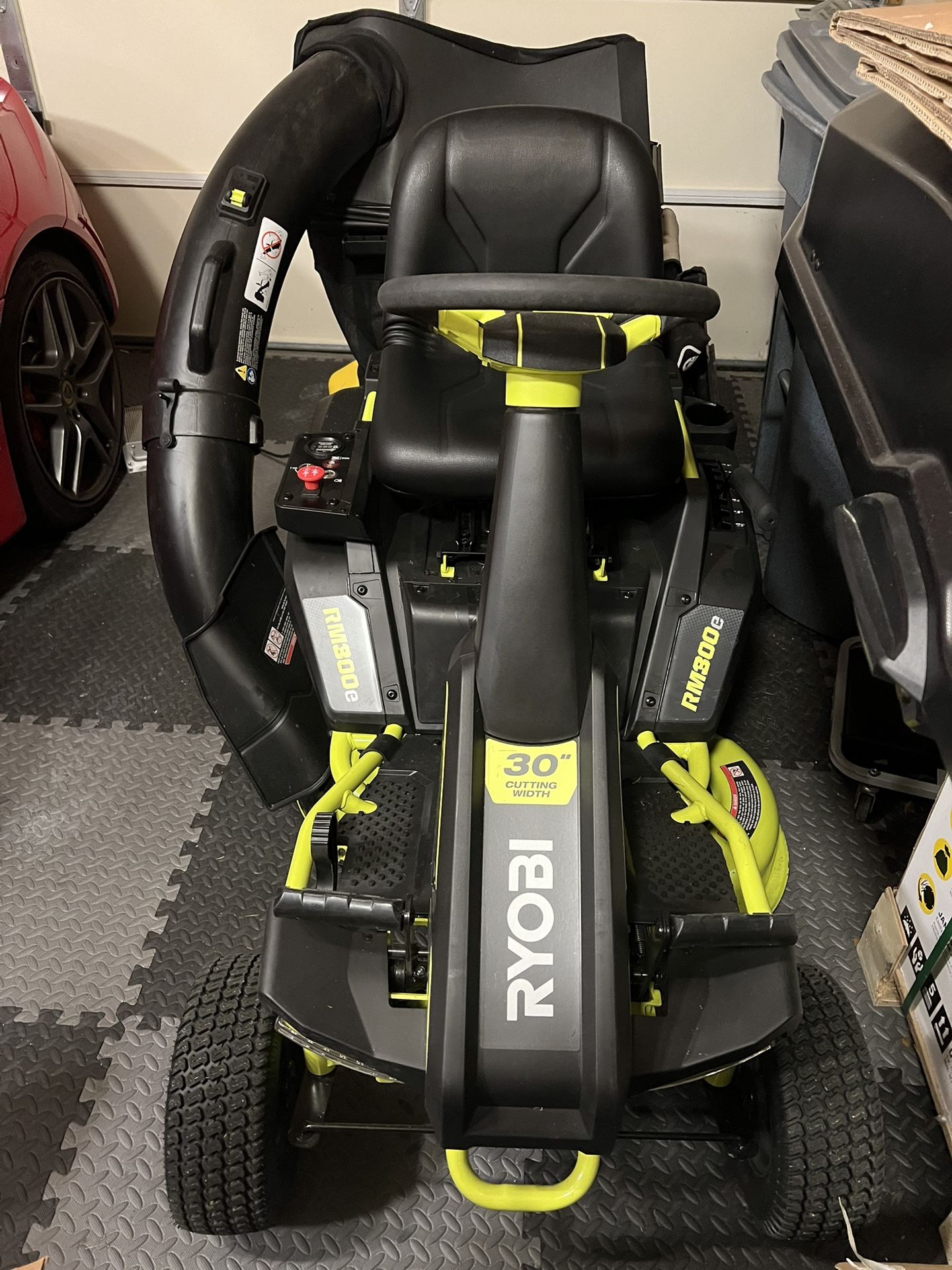 Ryobi Electric Riding Lawn Mower
