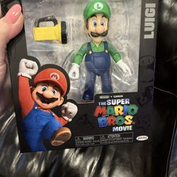 The Super Mario Bros. Movie 5" Luigi Figure