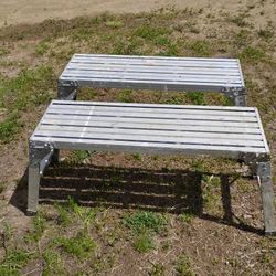 Aluminum Platform Utility Bench