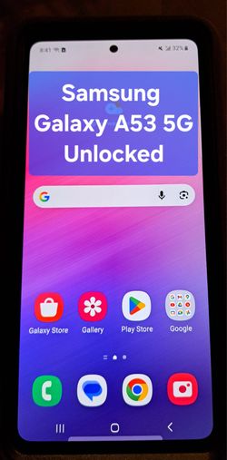 Samsung A53 5G UW  With OtterBox Case