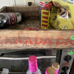 Canada Dry Wood Crate 