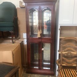 Glass Furniture Tall Cabinet