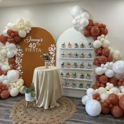 Fiesta Theme Balloon Garland 