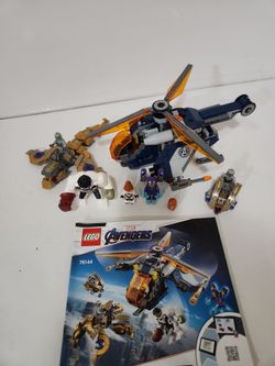 LEGO 76144 Avengers Hulk Helicopter Rescue Complete Set Hulk Iron Man No Box