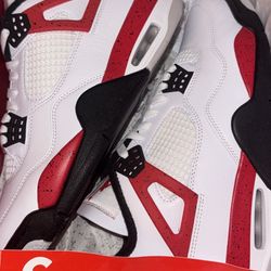Red Cement Jordan 4s 🔴🔴