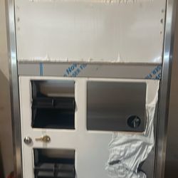 Bob Rick B357 Partition Mounted Double Sided Seat Cover Dispenser (MISSING KEY)