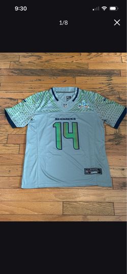 Grey Seahawks darnold jersey