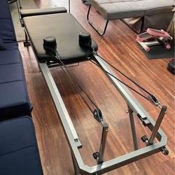 New Foldable Pilates Reformer Machine for Home and Gym 300 lbs Cap Pilate