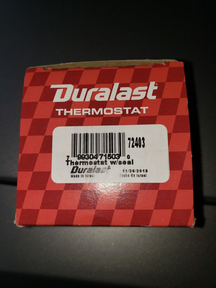 Duralast Thermostat 72403 Chrysler, Dodge, Jeep , Volkswagen