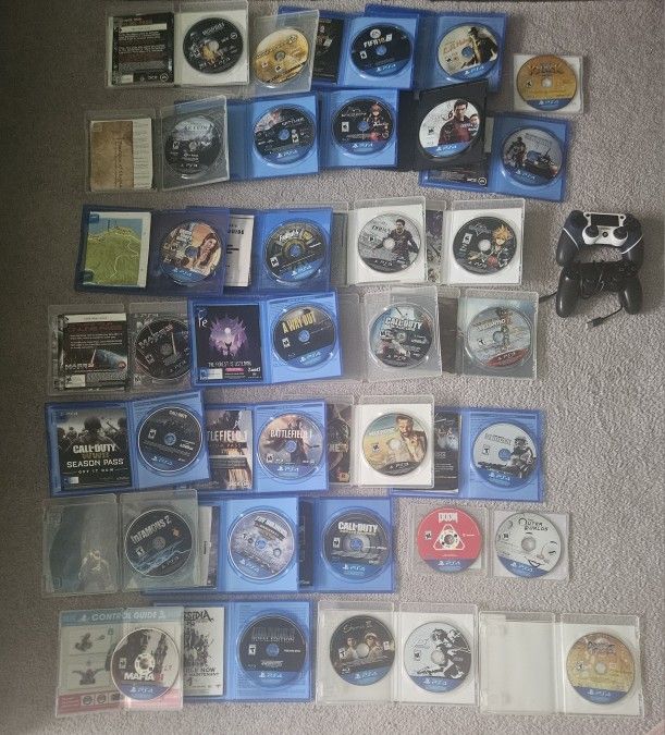 Title: Ultimate PS4 Gaming Bundle + TV + 32 Games – $240