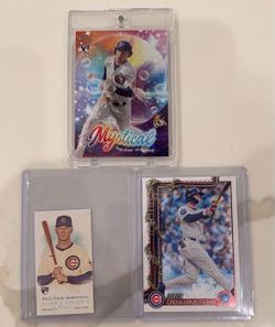 The MVP Pete Crow-Armstrong Rookie Card Insert Lot includes three mystical mini
