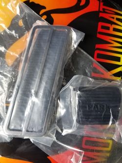 GAS AND PARKING BRAKE PEDAL COVERS NEW