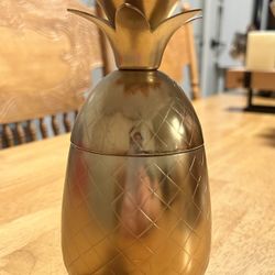 Brass Pineapple Drink Mixer