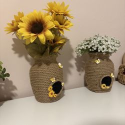 Custom Hand Made Bee Hive Decor