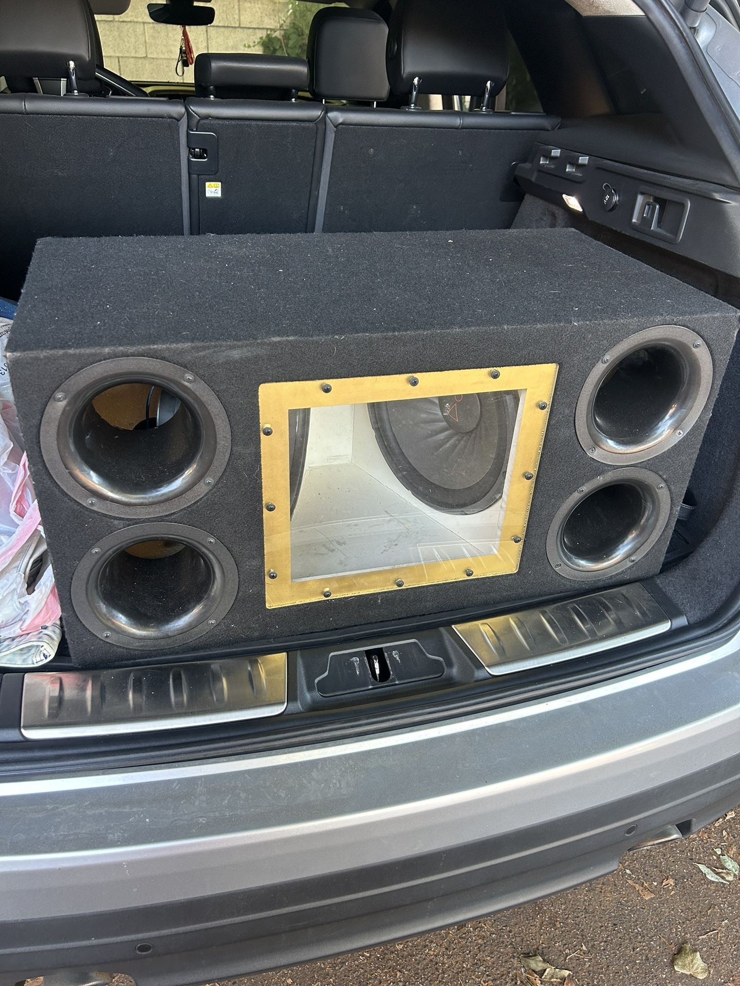 TWO 12 INCH SPEAKERS