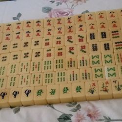 Vintage Chinese Ivory Mahjong FromThe 50'S Rare