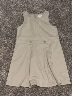 Girls Khaki Uniform Dress