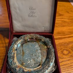 Vintage Silver Plated Coaster