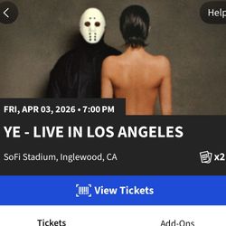 Ye Live at Sofi 4/3 $1