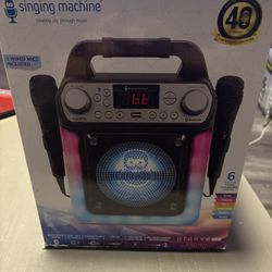 Singing Machine Groove Mini Bluetooth Karaoke System 