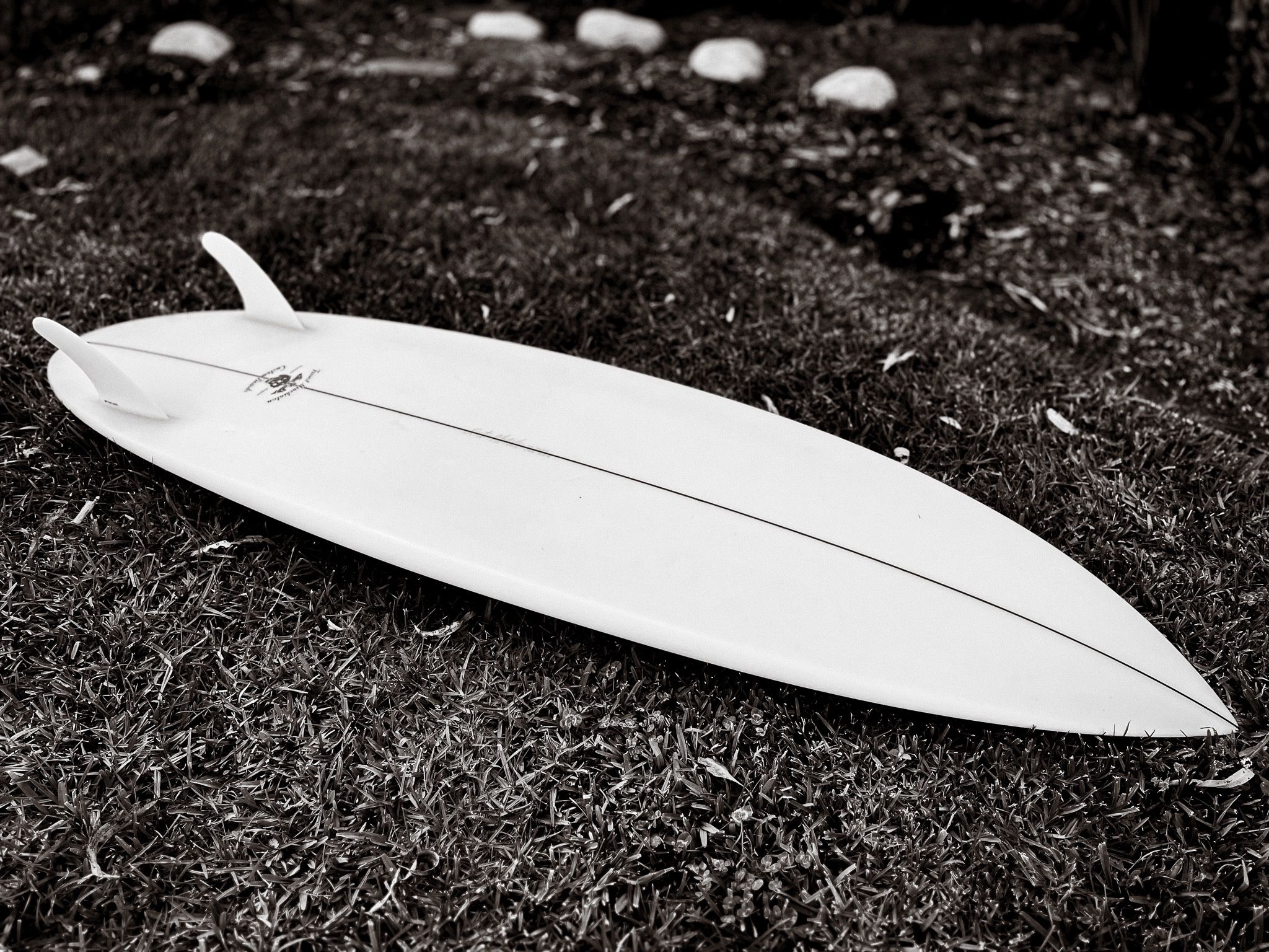 Forrest Minchinton Round Pin Twin Fin Surfboard