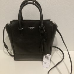 Coach Leather Legacy Mini Tanner Bag With Strap Never Used 