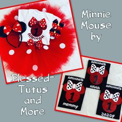 Tutu Set and Family Tshirts (Read Details Please)