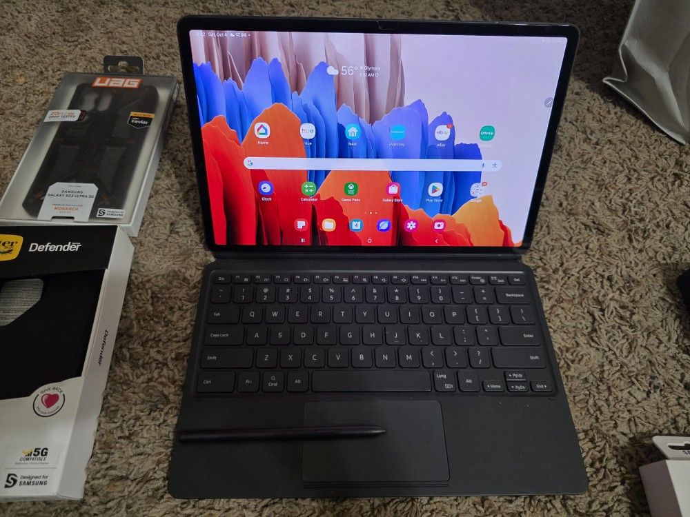 Samsung S7 Plus Tablet, Watch 3, And Buds Live