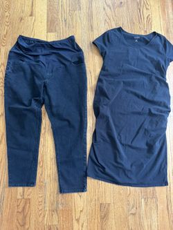 Woman’s Maternity Pants & Dress Size 2xl