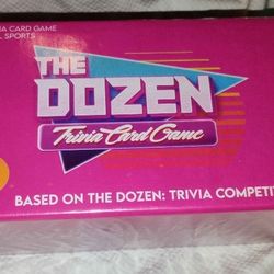 The Dozen Trivia Card Game 