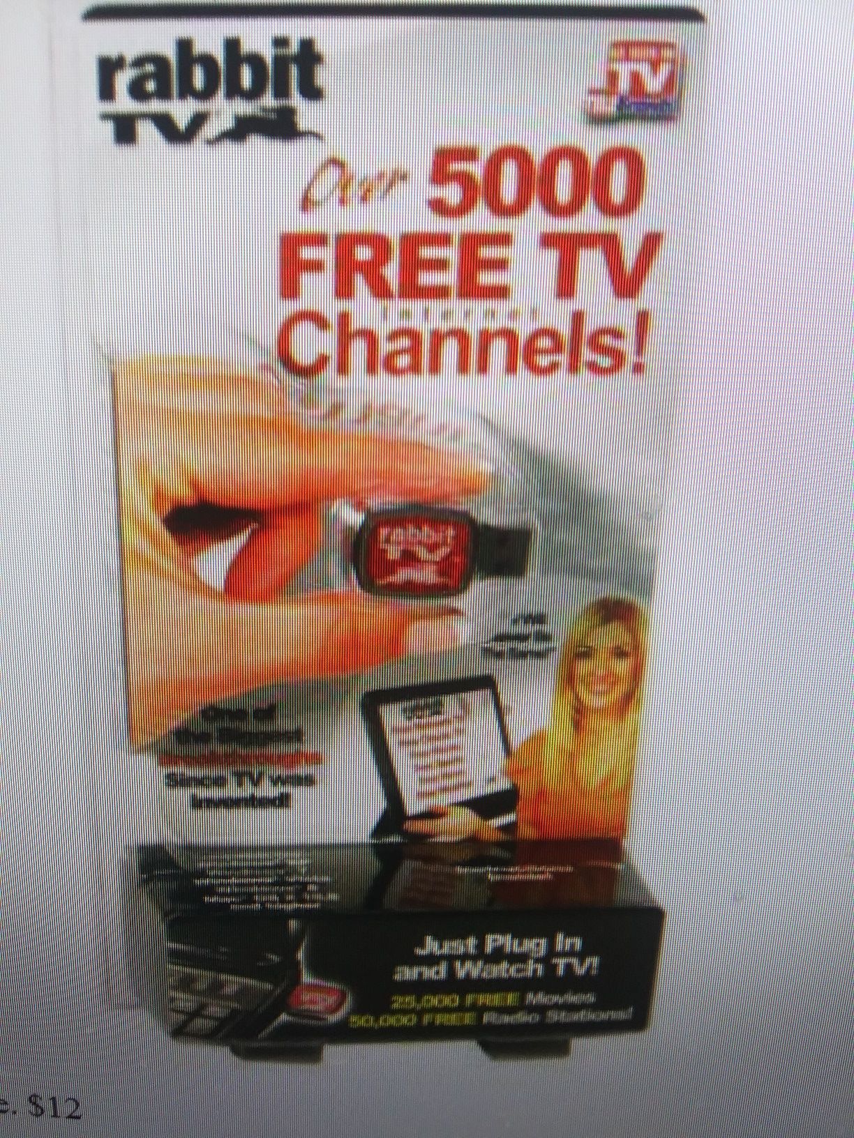 NEW Rabbit TV Internet Channels USB Stick Streaming Device