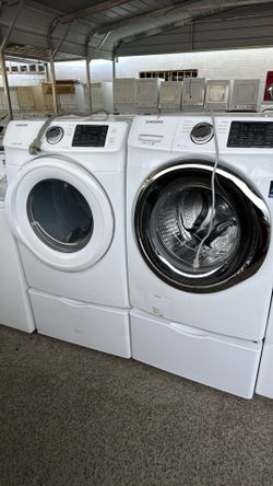 Samsung frontload washer & electric dryer