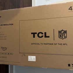 The Brand New TCL 43-inch TV 