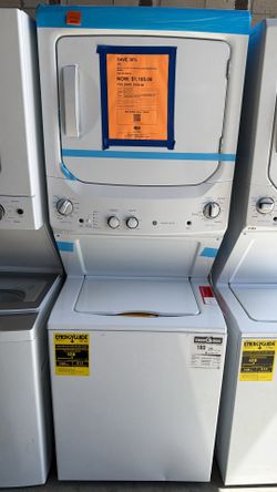 Ge laundry center GAS 27” wide apartment size