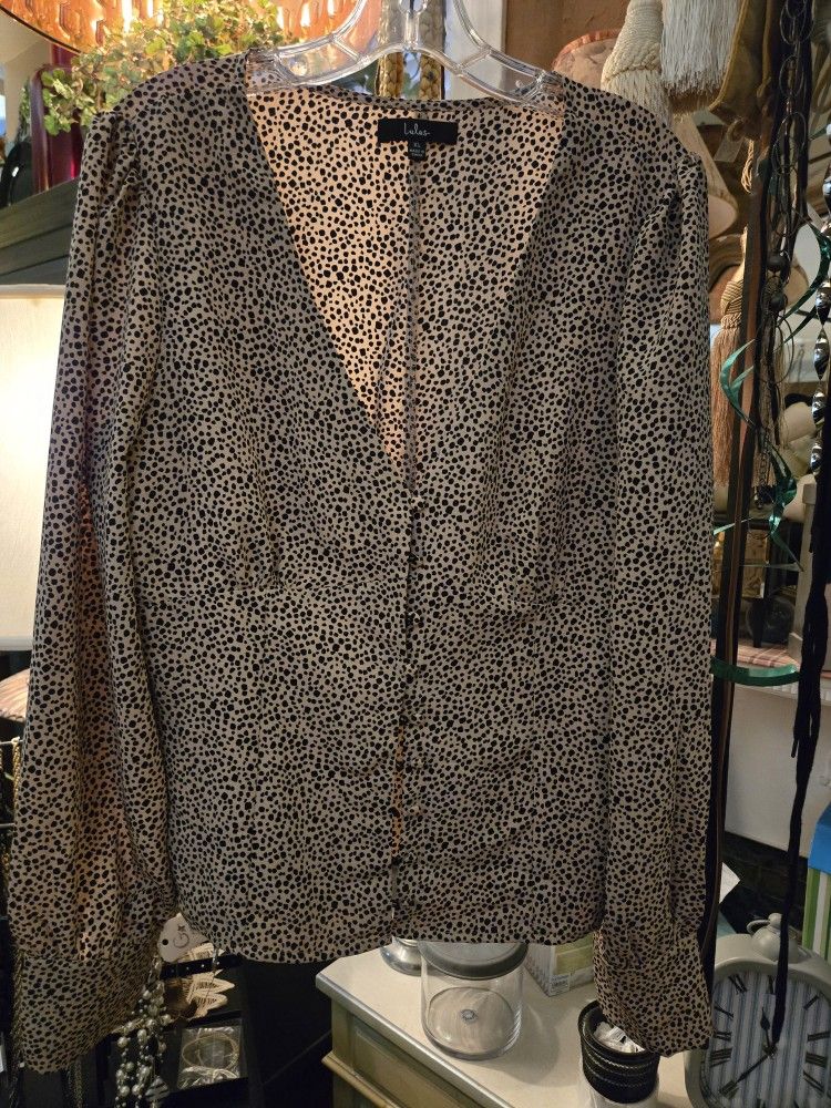 Ladies XL, LuLus Cheetah print top