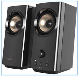 Creative T60 Compact 2.0 Desktop Speakers with Clear Dialog Audio