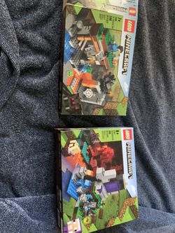 Minecraft Lego Sets (both For $15)