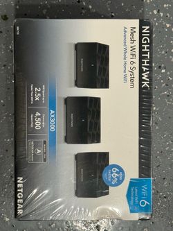 NETGEAR Nighthawk AX3000 Mesh WiFi 6 System (MK73S) – Brand new sealed in box