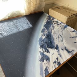 OOP Star Wars: X-Wing - 36"x36" Battle of Hoth Playmat