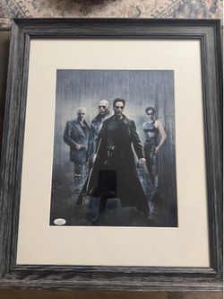 Keanu Reeves Signed Autographed Framed The Matrix JSA Cash Only