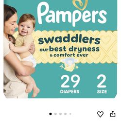 I Have Two Packs Of Pampers Brand #2 And Each Bag 29