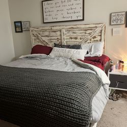 Farmhouse King bed frame