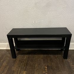 Side Table/ TV Stand - White 35.4 x 10.2 x 18 inches 