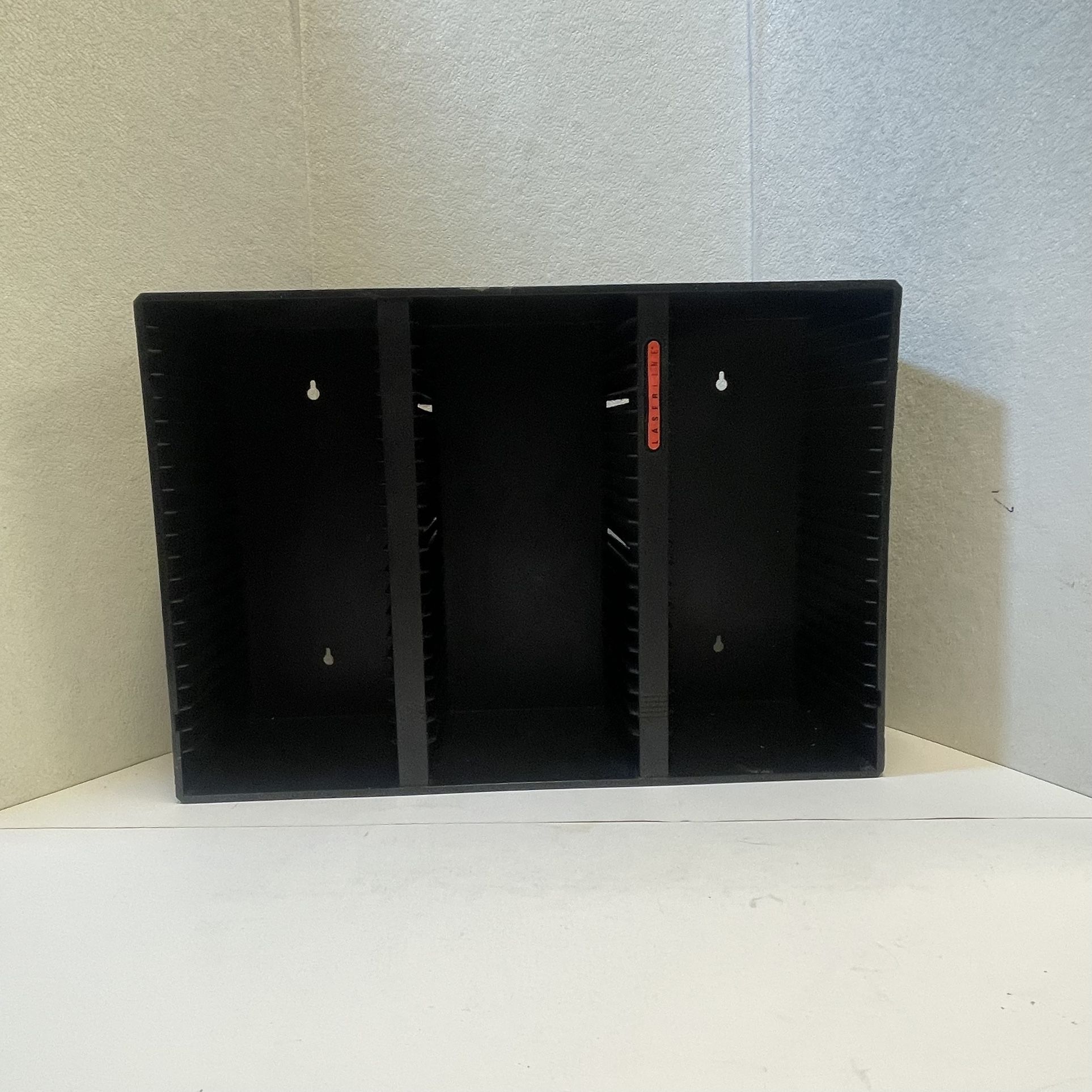 Laserline 90's Vintage Compact Disc Rack Case Storage 60 Count CD60