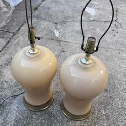 2 Lamps ($40.00 For Both)