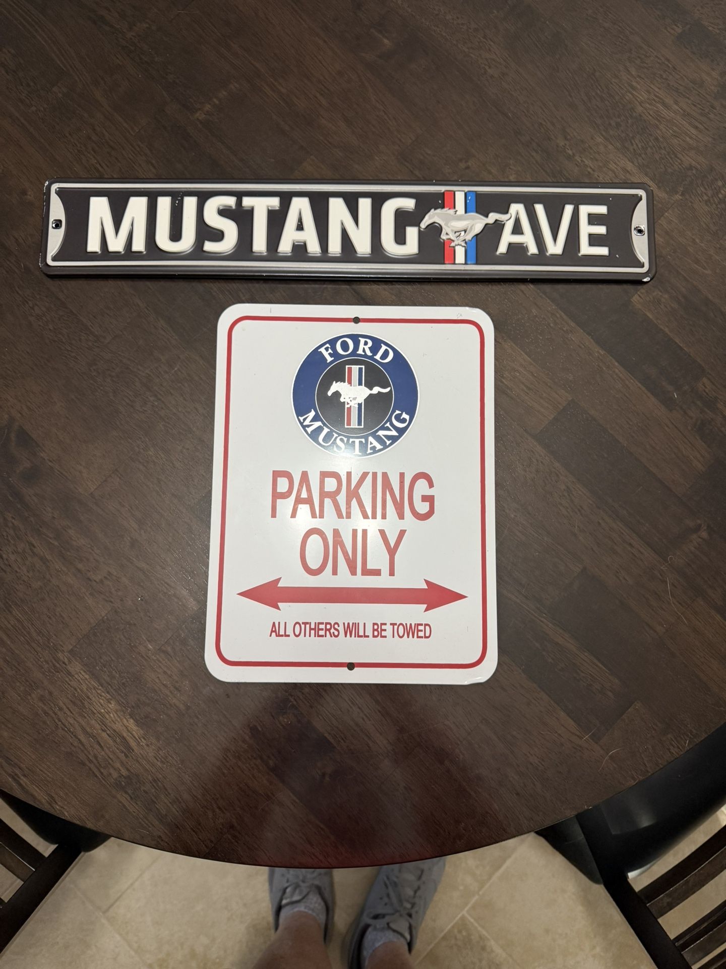 Ford Mustang Parking Signs - $10 for both signs